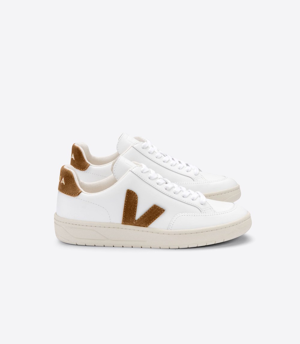 Veja Sneakers Herr - V-12 Läder - Vita - 271958-SEF